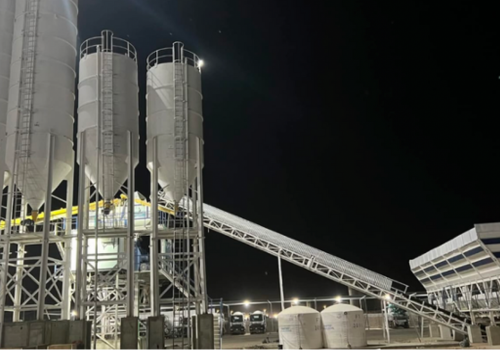 Modern office building with glass facade